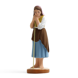 Santon de Provence Bergère jeune – Pour la crèche Noël