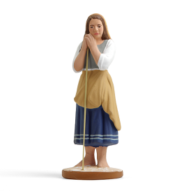 Santon de Provence Bergère jeune – Crèche 12 cm Noël